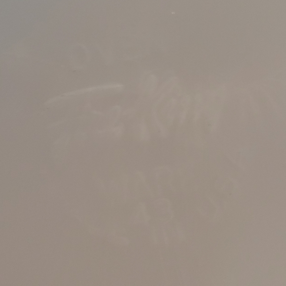 Fire King Milk Glass Swirl Plate Gold Trim Replacement Plate - Picture 3 of 4